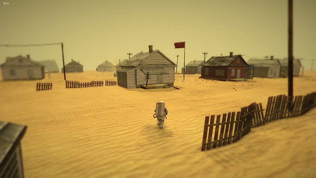 lifeless town