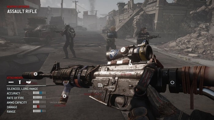 Team up with three friends to take on the KPA in Resistance Mode.