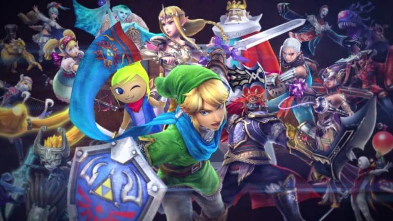The varied cast of Hyrule Warriors Legends.