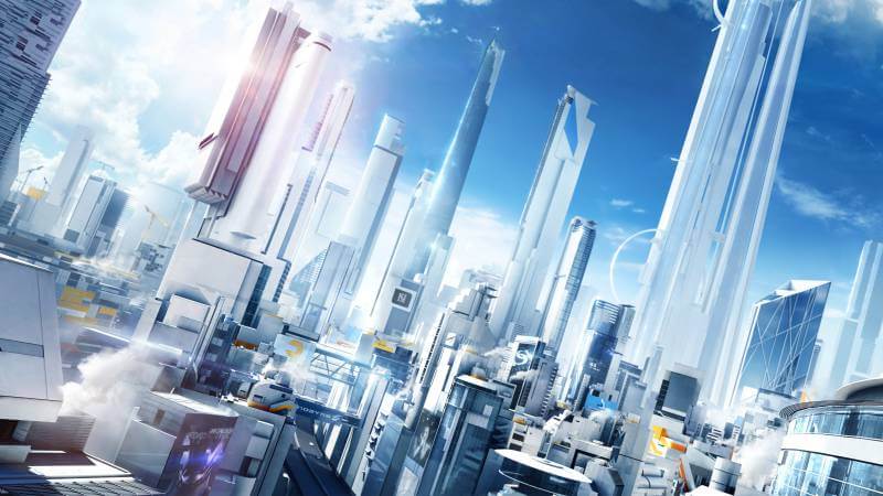 The world of Mirror's Edge is a beautiful one.
