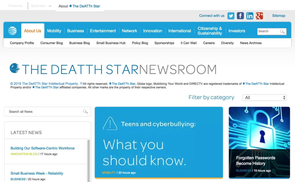 Reveal the evils of the Empire today with this quirky Chrome extension.