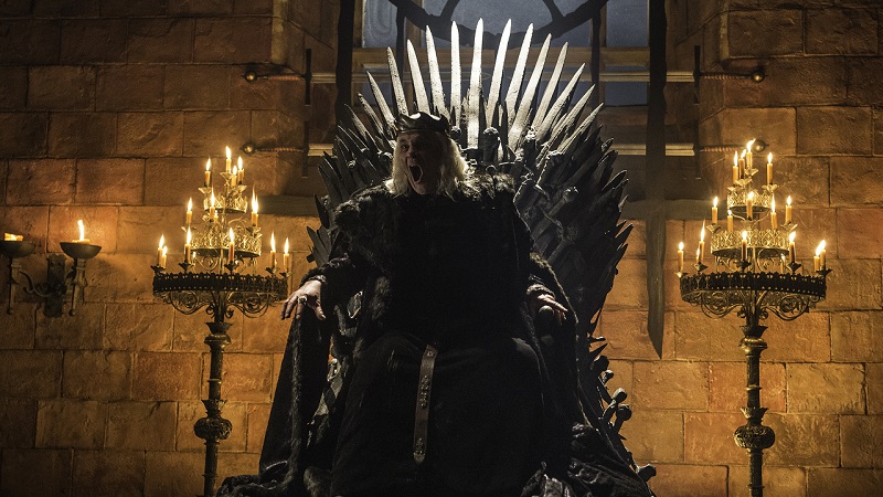 Picture him yelling "HODOR!"