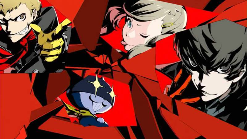 The colourful cast of Persona 5.