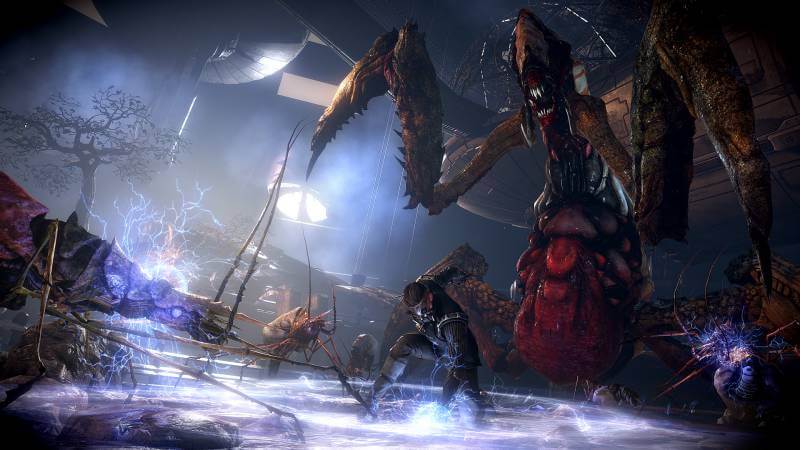 The shocking powers of the Technomancer.