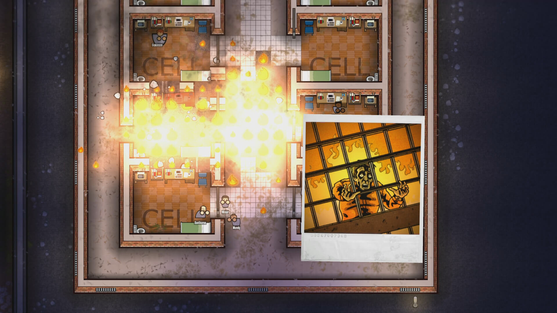 The tutorial/campaign of "Prison Stories" gets pretty intense.
