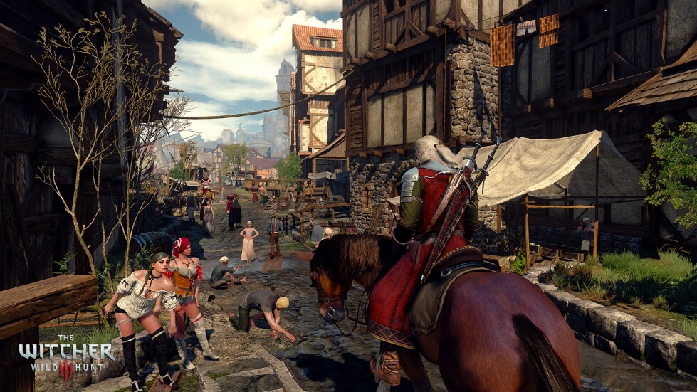 Geralt in the Witcher 3: Wild Hunt