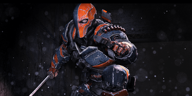 The deadly assassin Deathstroke.
