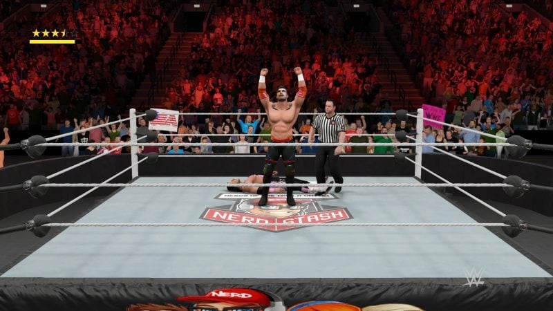 Nerd Stash Custom logos in WWE 2K17