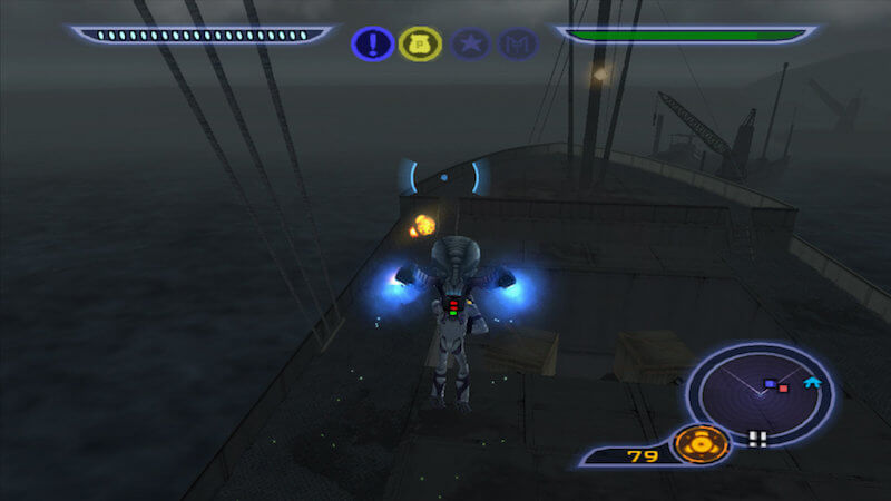 Who needs athletic ability when you have a jet pack?