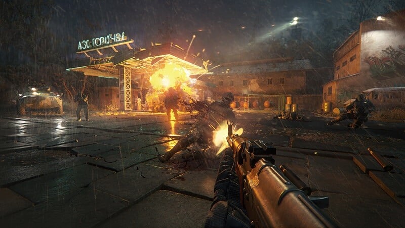 Sniper: Ghost Warrior 3 explosion and gun play