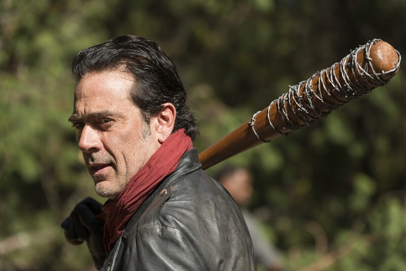Jeffrey Dean Morgan as Neganย - The Walking Dead