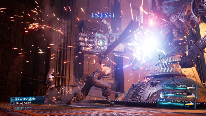 FF7 Remake cloud fight