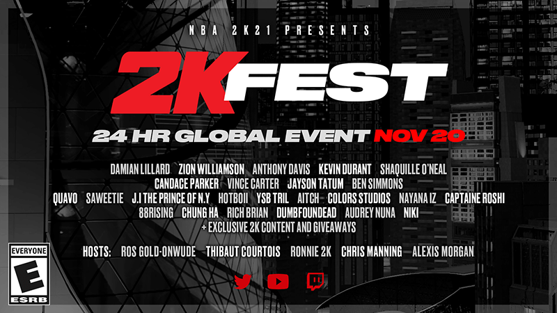 2KFest: A 24-Hour Livestream Celebrating Basketball - NBA 2k MyCareer