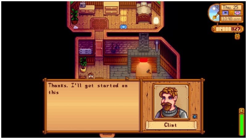 stardew valley blacksmith