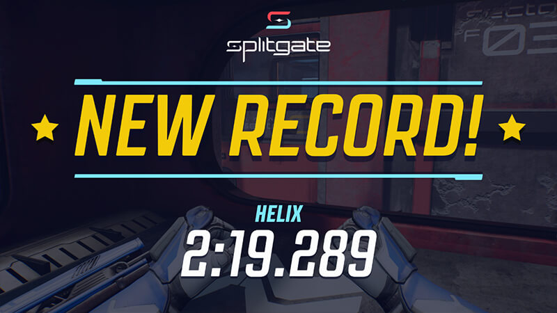 splitgate how to do the helix race new record