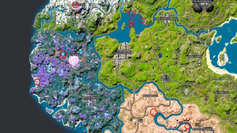 fortnite diving board location