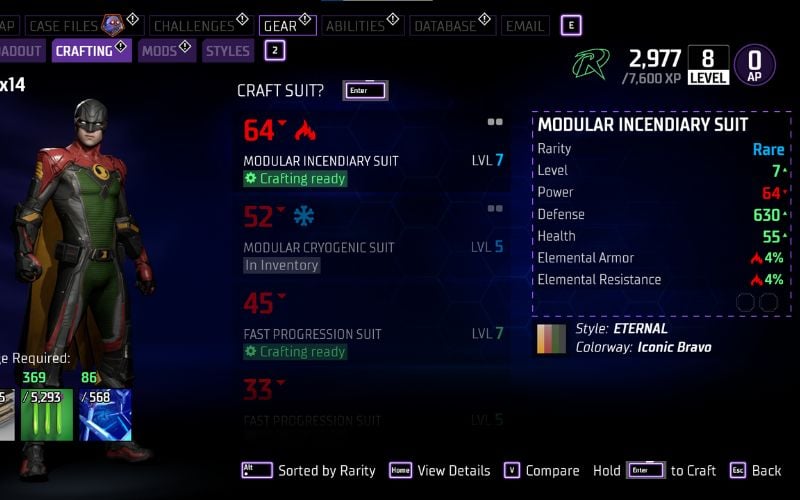 Legendary Gear in Gotham Knights
