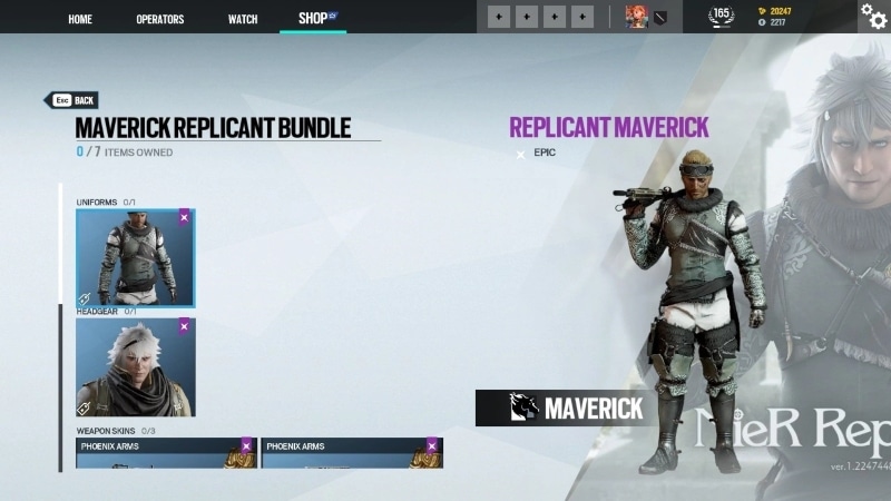 Replicant Skin in Rainbow six siege