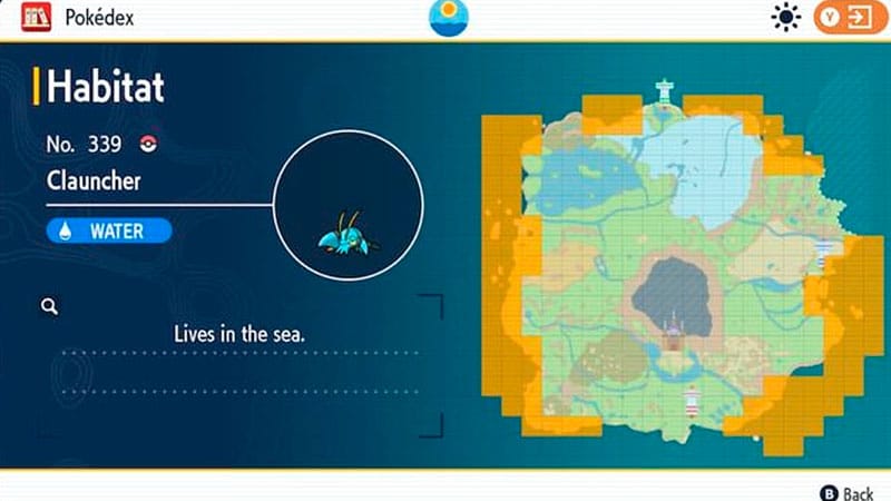 Where to Catch Clauncher and Clawitzer in Pokemon Scarlet and Violet