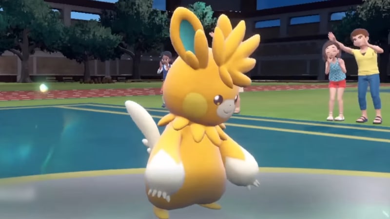 Battling Pawmot in Pokémon Scarlet Violet
