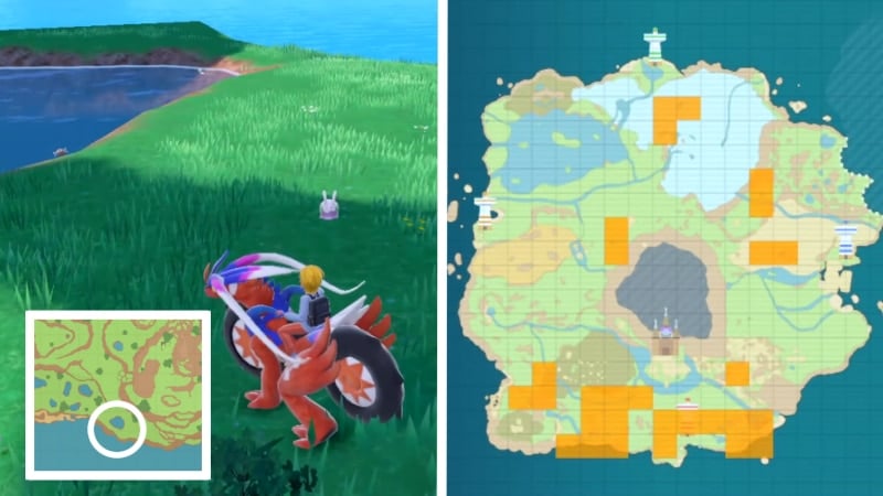 Finding Goomy Map Location in Pokémon Scarlet and Violet