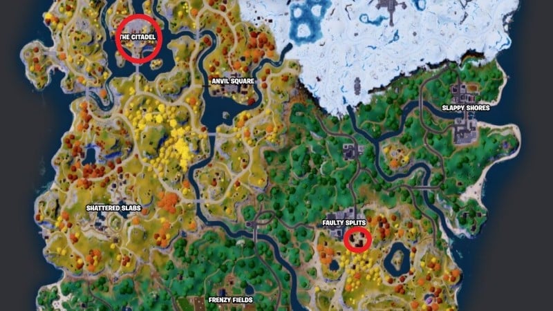 Fortnite Chapter 4: Season 1 Find Shockwave Hammer