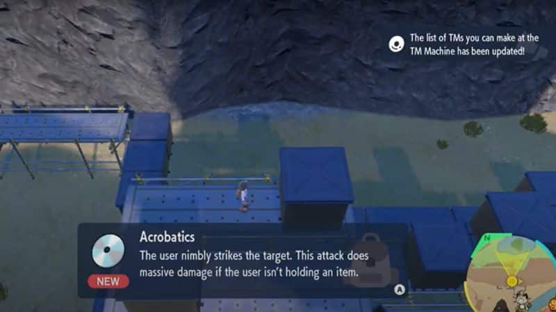 TM 014 Acrobatics in Pokémon Scarlet and Violet