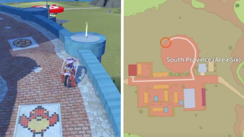 Finding the Location of the TM 158 Focus Blast in Pokémon Scarlet and Violet in Alfornada