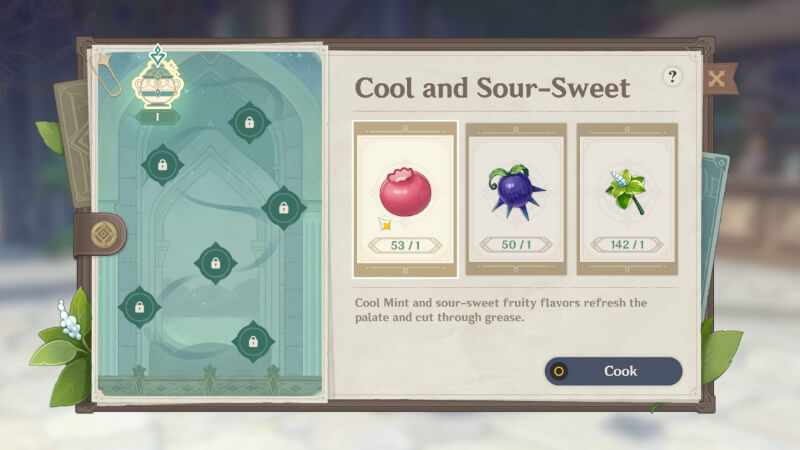 Spices From the West Northerly Search Ingredients in Genshin Impact