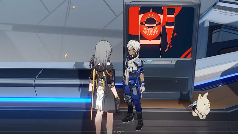 Arlan on the Herta Space Station in Honkai Star Rail