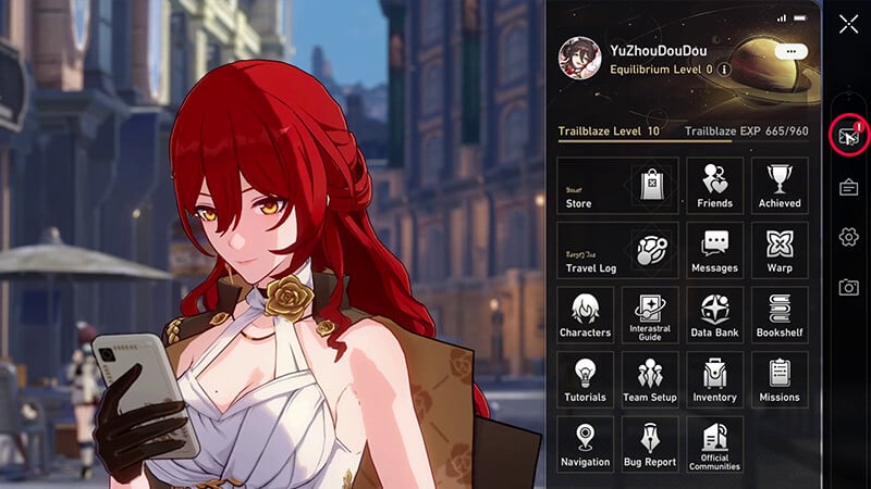 Code Redemption Reward Access in Honkai Star Rail