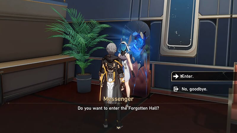 Entering the Forgotten Hall in Honkai Star Rail