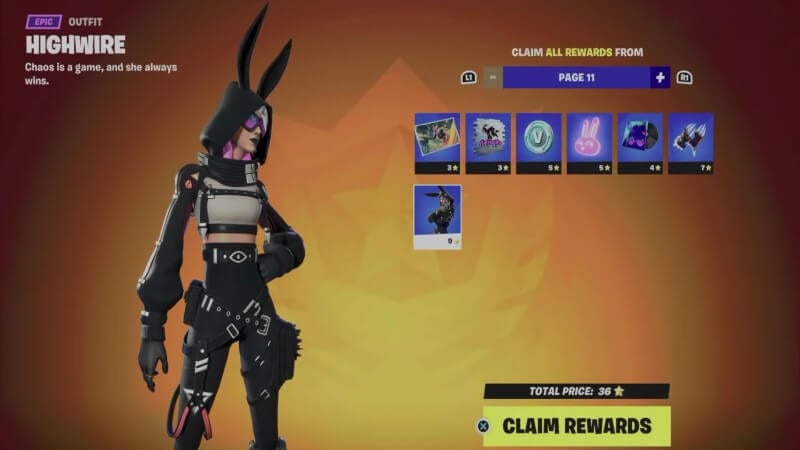 How to Get the Highwire Skin in Fortnite Chapter 4: Season 2