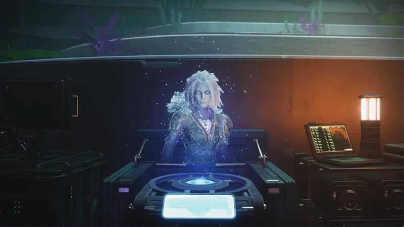 Mara Sov Holoprojector Briefing in Destiny 2