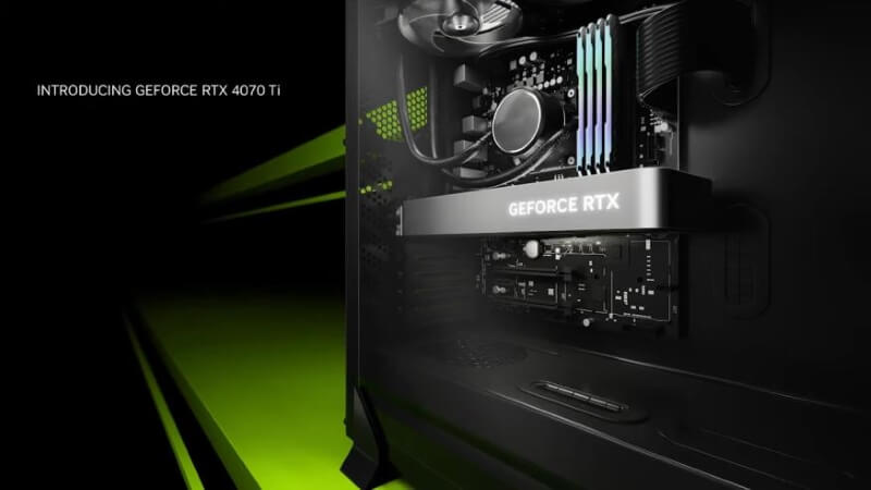 Nvidia 4070 Ti in a PC.How will it fare against the RTX 4070?