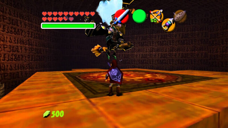 Twinrova Ocarina of Time Boss Fight