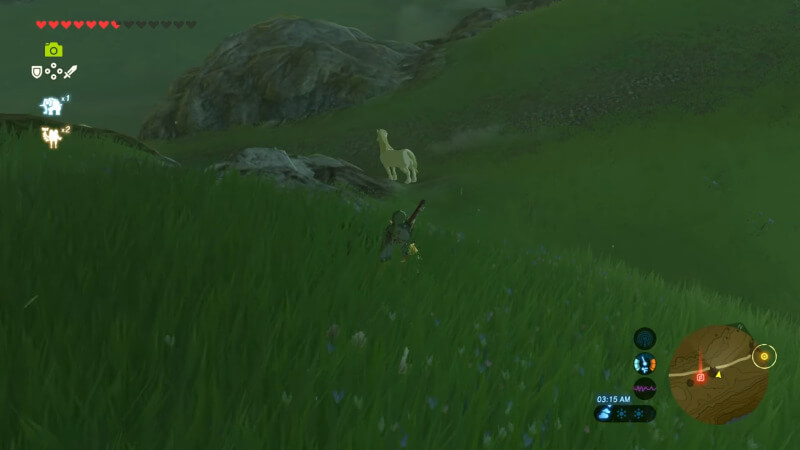 How to tame the white stallion in Breath of the Wild
