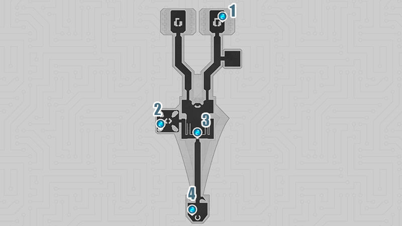 Herta Space Station Baze Zone map