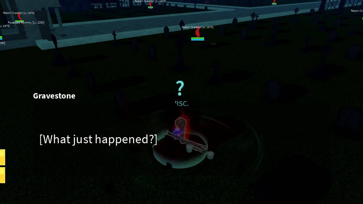 praying at gravestone for gods chalice in blox fruits