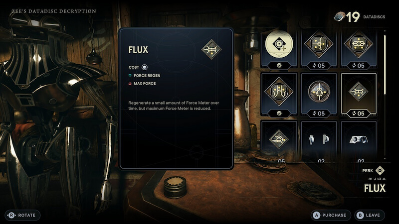 star wars jedi survivor perks