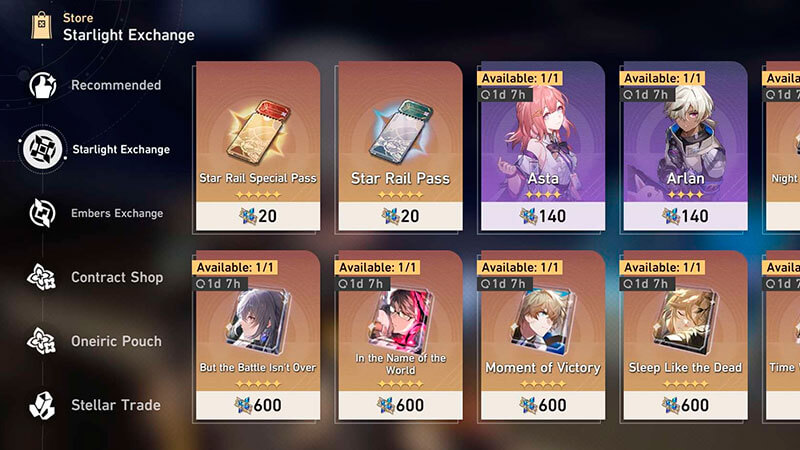 How To Get Undying Starlights in Honkai Star Rail