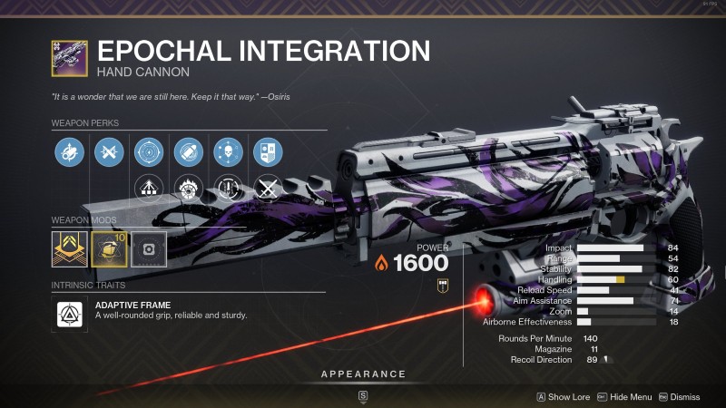 Parting the Veil Reward Destiny 2