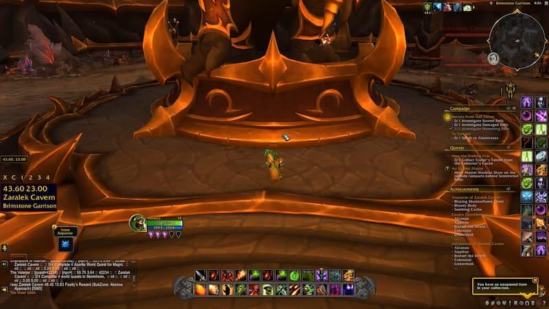 Kneel to get fealty's reward treasure World of Warcraft