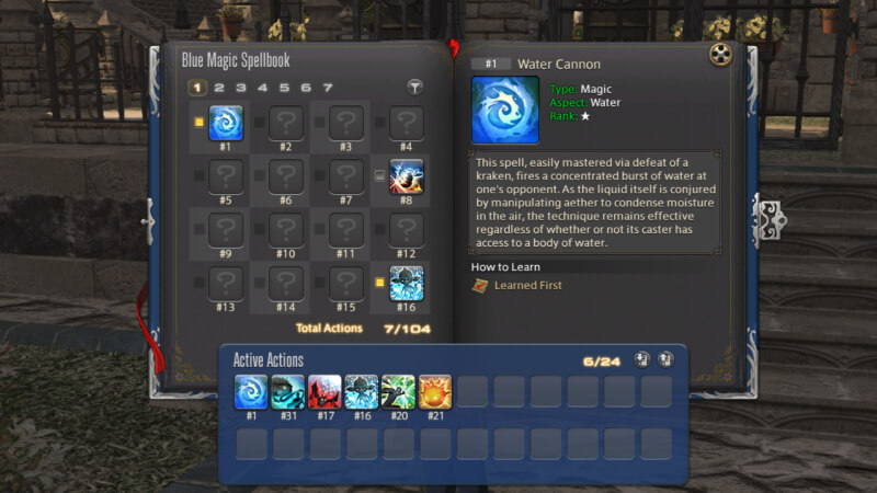 Final Fantasy XIV Blue Mage Book