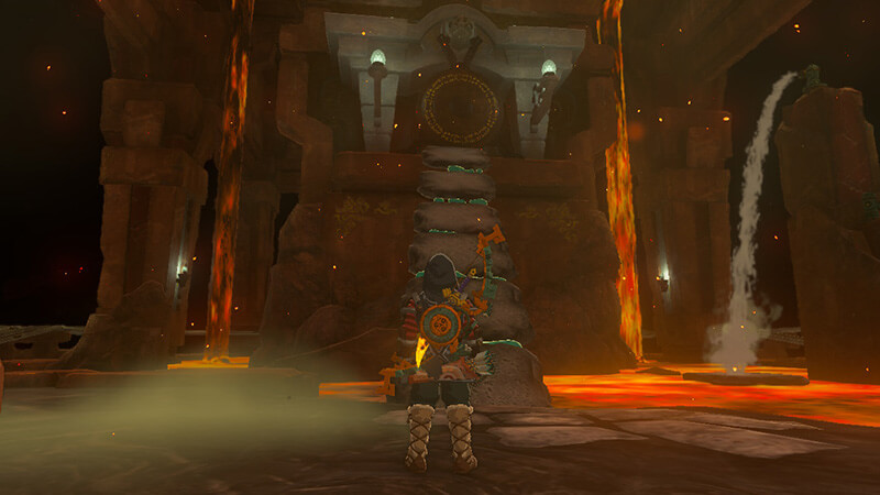 Makeshift Stone Slab Bridge