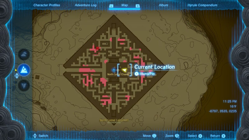 North Lomei Labyrinth & Mayaotaki Shrine in Tears of the Kingdom