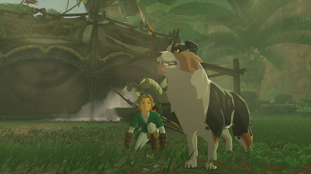 Can you pet the dog in Tears of the Kingdom?