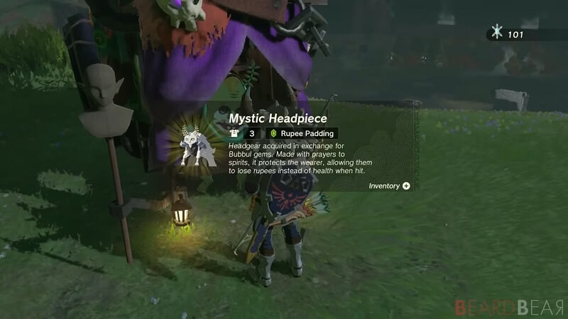 tears of the kingdom mystic headpiece