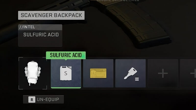 sulfuric acid dmz
