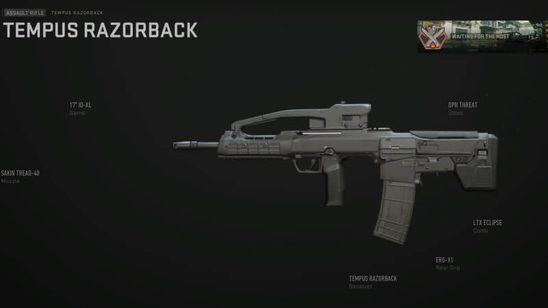 Best Tempus Razorback loadout in Warzone 2 and MW2 COD Call of Duty Modern Warfare 2 AR